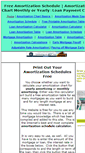 Mobile Screenshot of freeamortizationschedule.net